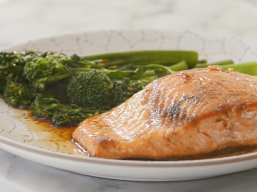 one-pan teriyaki salmon dinner recipe