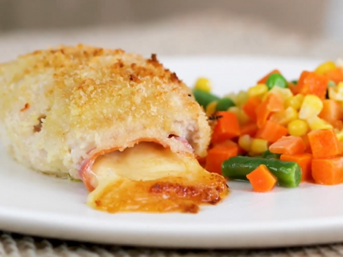 oven baked chicken cordon bleu recipe