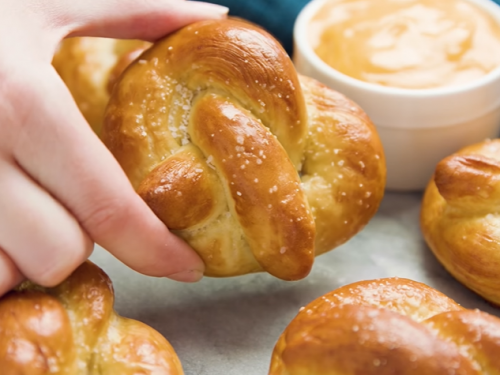 oven baked soft pretzels recipe