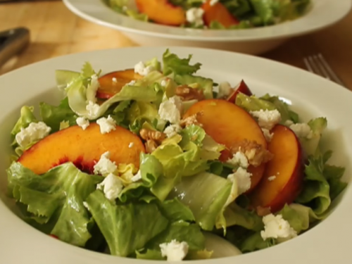 peach and escarole salad recipe