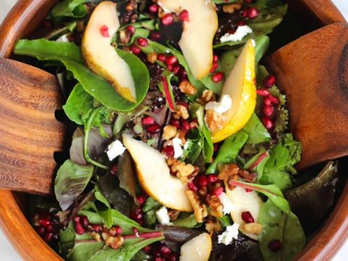 pomegranate pear and avocado salad recipe