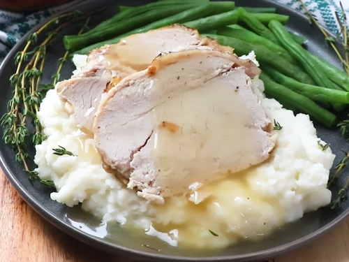 pressure cooker turkey with dijon gravy recipe