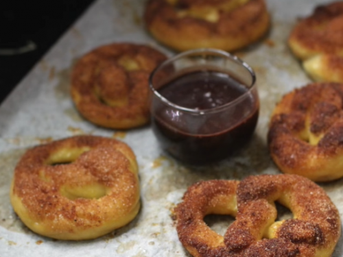 quick and easy pretzel bites with nutella dipping sauce recipe