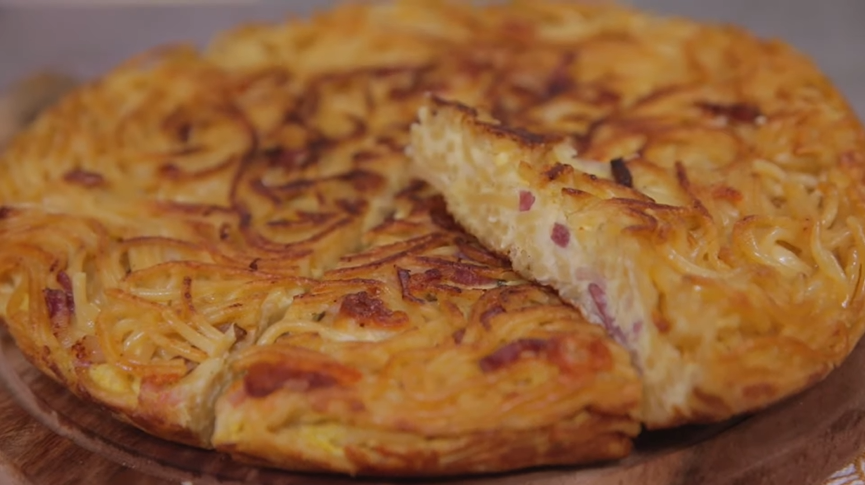 ramen noodle fritata recipe