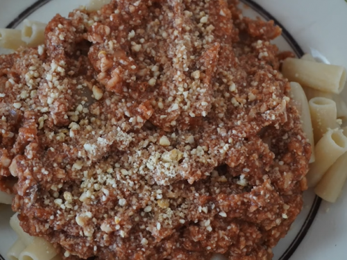 roasted cauliflower and mushroom bolognese recipe