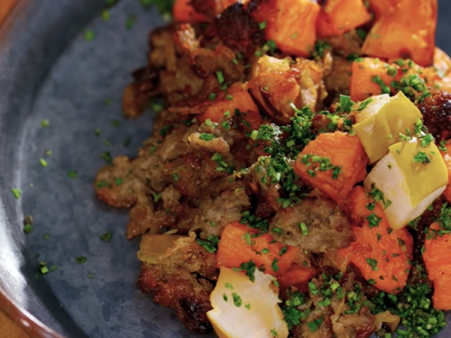 sausage and sweet potato stuffing recipe