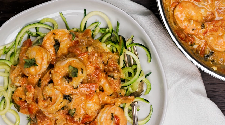 shrimp with coconut curry tomato sauce recipe