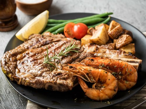 skillet garlic butter steak and shrimp recipe