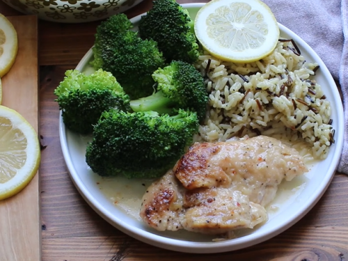 slow cooker lemon chicken piccata recipe