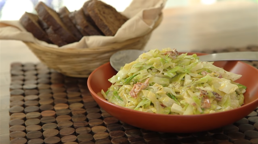 stir fry cabbage with cream recipe