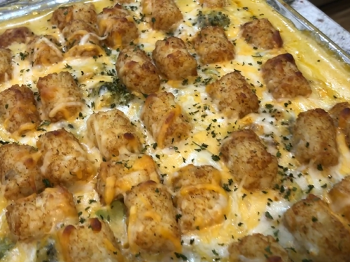 tater tot casserole with broccoli recipe