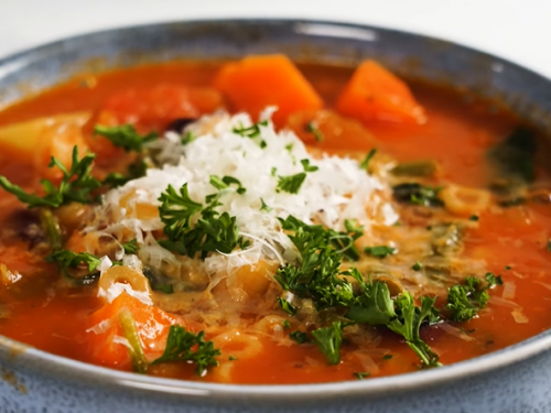 thick minestrone soup recipe