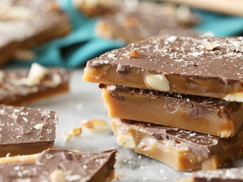 toffee almond tiles recipe