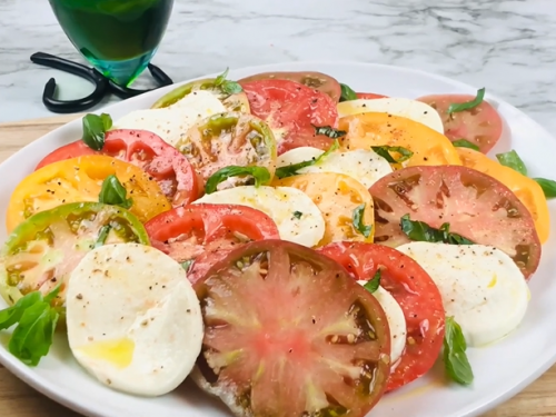 tomato salad with mozzarella recipe