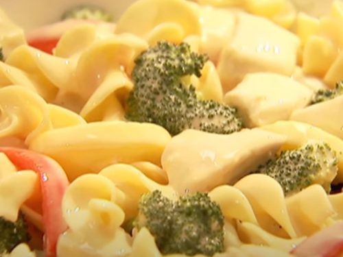 2-Step Creamy Chicken and Pasta Recipe