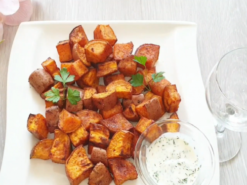 air fryer sweet potatoes recipe