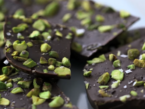 dark chocolate pistachio granola bars recipe