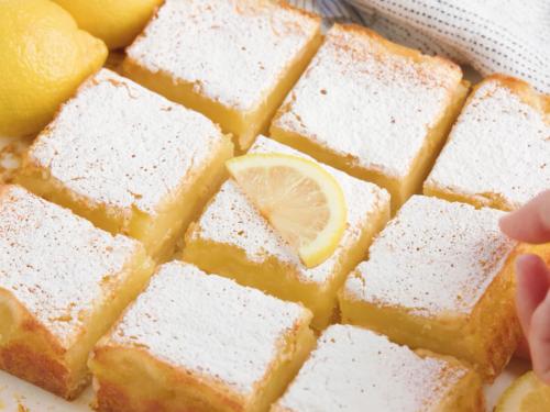 luscious lemon bars recipe