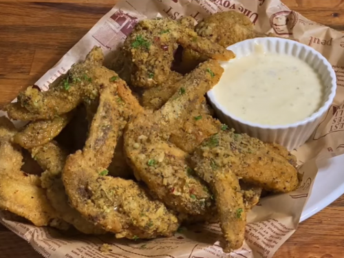 parmesan garlic bites with alfredo dip recipe