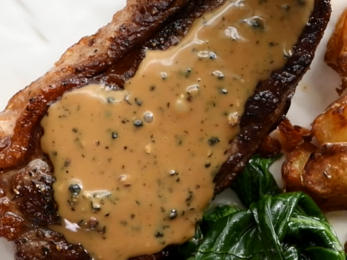 pork chops with green peppercorn sauce recipe