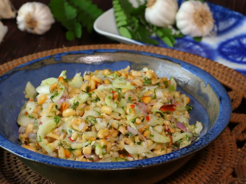 thai cucumber salad with peanuts recipe