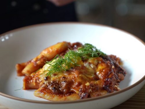 creamy ziti florentine recipe