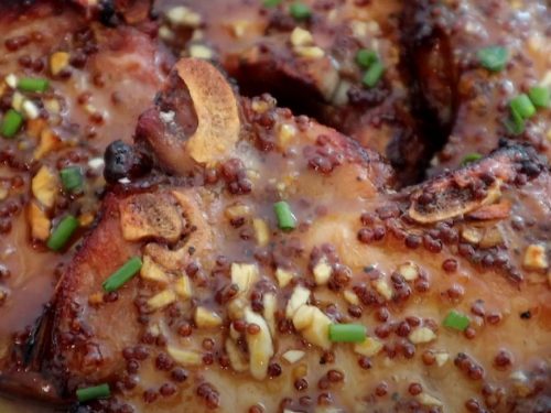 honey mustard sheet pan pork chops recipe